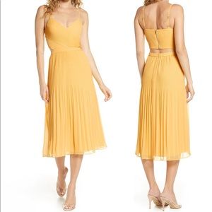Ali & Jay Midi Dress in Yellow